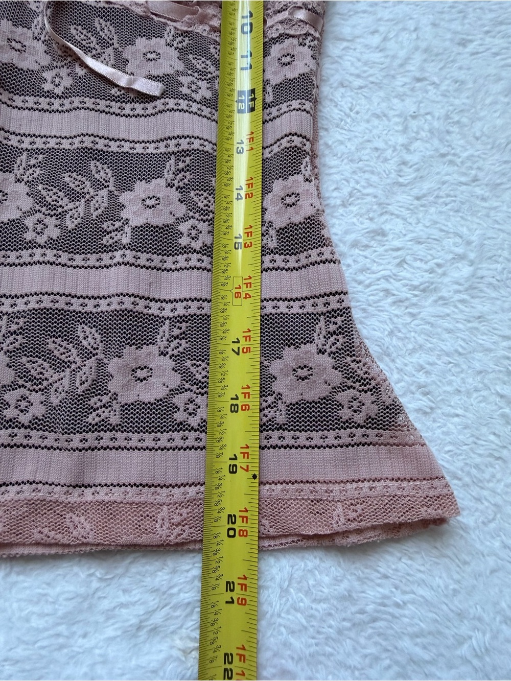 Ethereal Vintage 90s Charlotte Russe feminine laced top - Picture 4 of 7